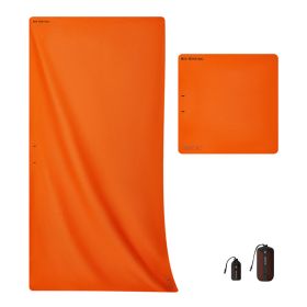 Travel Compression Men's Sweat Absorbent Sports Absorbent Towel (Option: OrangeSXL twopiece set)