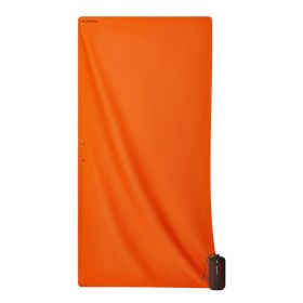 Travel Compression Men's Sweat Absorbent Sports Absorbent Towel (Option: OrangeXL 120cmx60cm)