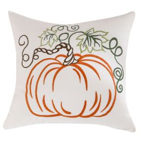 Pumpkin Embroidered Halloween Pillow Cover Lumbar Support (Option: Pumpkin 2-45 ï¿½ï¿½ 45cm-Excluding pillow covers)