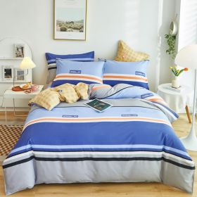 Cotton Single And Double Student Dormitory Three Piece Quilt Cover (Option: Versailles-Double Quilt Cover 200X 230cm)