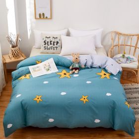 Quilt Cover Single Wholesale Pure Cotton Single Double Student Dormitory Three-piece Set (Option: Attach oneself to-Double Quilt Cover 180x 220cm)