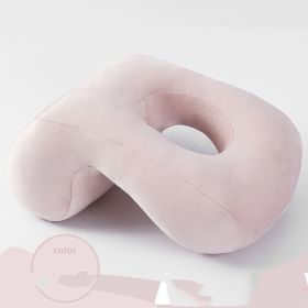 Office Artifact New Multi-functional Afternoon Nap Pillow (Option: Peach Pink-32x22x13cm)