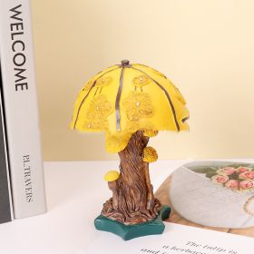 Family Fashion Colorful Table Lamp Desktop Decoration (Option: Yellow Flower Table Lamp)