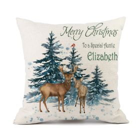 Christmas Combination Pillow Cover Home (Option: QJ20-45 X45cm Without Pillow)