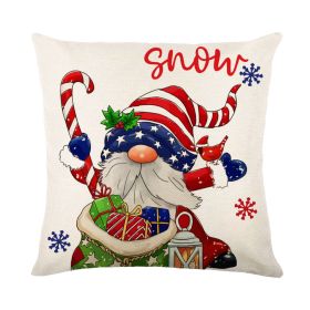 Modern Minimalist Christmas Pillow Cover (Option: QJ0721 20-45 X45cm Without Pillow)