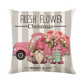 Modern Minimalist Christmas Pillow Cover (Option: QJ0721 4-45 X45cm Without Pillow)