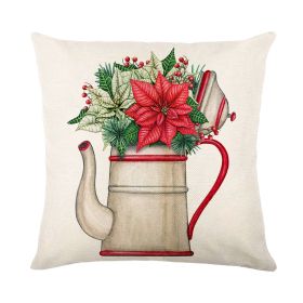 Christmas Combination Pillow Cover Home (Option: QJ12-45 X45cm Without Pillow)