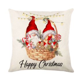 Modern Minimalist Christmas Pillow Cover (Option: QJ0721 13-45 X45cm Without Pillow)