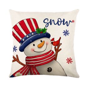 Modern Minimalist Christmas Pillow Cover (Option: QJ0721 19-45 X45cm Without Pillow)