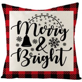 Christmas Fashion Simple Linen Printed Pillowcase (Option: JYM131 13-45x45cm)