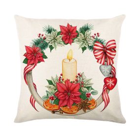 Christmas Combination Pillow Cover Home (Option: QJ11-45 X45cm Without Pillow)