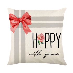 Modern Minimalist Christmas Pillow Cover (Option: QJ0721 2-45 X45cm Without Pillow)