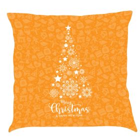 Christmas Car Pillow Cushion Gift (Option: L-45x 45 Linen Pillowcase)