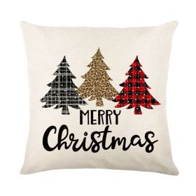 Modern Minimalist Christmas Pillow Cover (Option: QJ0721 12-45 X45cm Without Pillow)