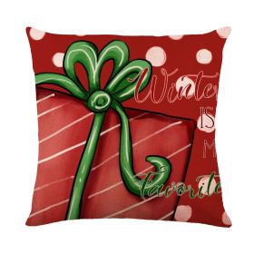 Modern Minimalist Christmas Pillow Cover (Option: QJ0721 14-45 X45cm Without Pillow)