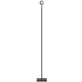 Water Ripple Floor Lamp Bedroom Projection Background (Option: Tricolor dimming-1.6m black lamp body-USB)