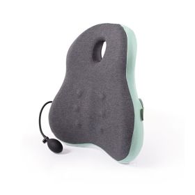 Sedentary Memory Cotton Cushion Ergonomic Chair Backrest (Option: Fruit Green-45x13.5x50)