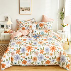 Cotton Single And Double Student Dormitory Three Piece Quilt Cover (Option: Beauty of youth-4piece twin set220x240)