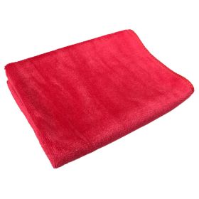 Car Cleaning Towel Sanding Absorbent Wash Car Wipes (Option: Red-60x160cm)