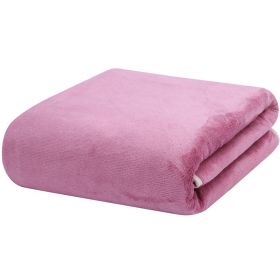 Large Cotton Absorbent Quick Drying Lint Resistant Towel (Option: Purplish red thickened-100x200cm)