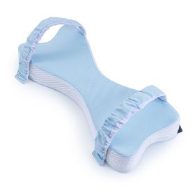 Dual-purpose Knee Pillow Sleep Footrest Cushion Pregnant Women Side Sleeping Memory Foam Leg Lock Pillow (Option: Light Blue-53 ï¿½ï¿½ 23 ï¿½ï¿½ 8cm)