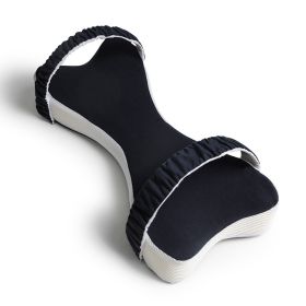 Dual-purpose Knee Pillow Sleep Footrest Cushion Pregnant Women Side Sleeping Memory Foam Leg Lock Pillow (Option: Navy Blue-53 ï¿½ï¿½ 23 ï¿½ï¿½ 8cm)