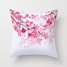 Fashion Simple Flower Pillow Cover (Option: DRD45 2-45x45cm)