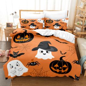 Halloween Series Bed Sheet Holiday Bedding Three-piece Set (Option: 5style-70 ï¿½ï¿½ 133)