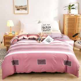 Quilt Cover Single Wholesale Pure Cotton Single Double Student Dormitory Three-piece Set (Option: To new world-Twin 4piece suite200x230)