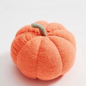 Simple Small Pumpkin Pillow Cute Sofa Cushion (Option: Orange-28cm)